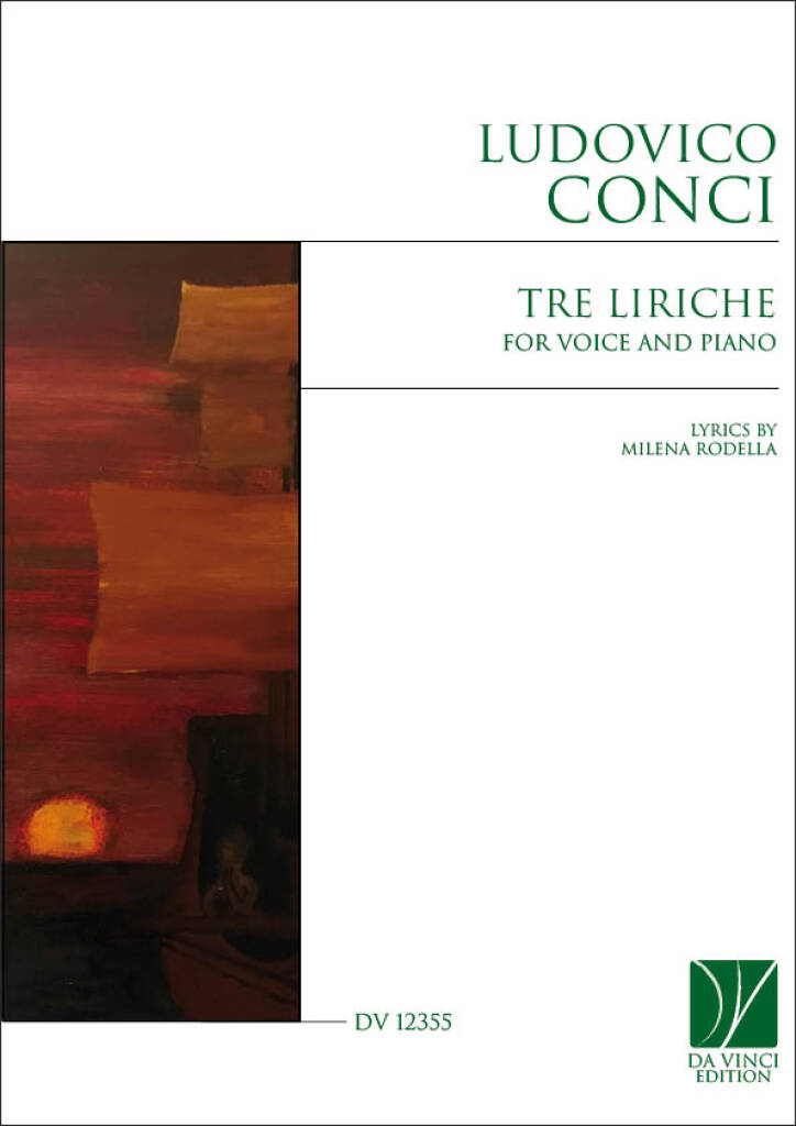 Tre liriche, for Voice and Piano